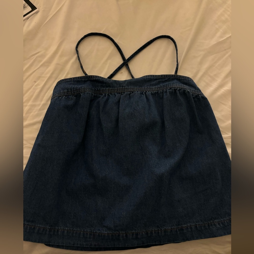 Madewell denim top size medium